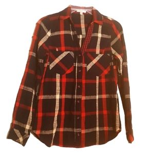 STITCH FIX Lawler Two-Pocket Plaid Shirt XS